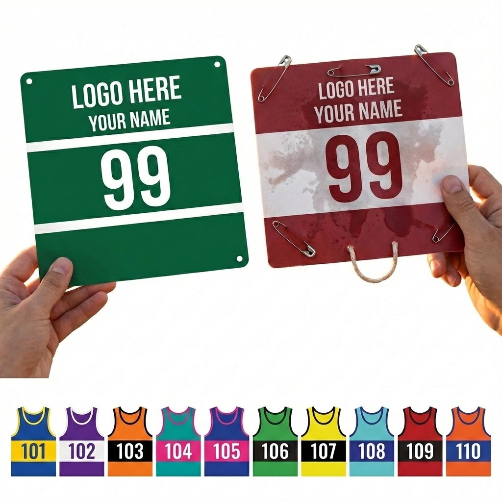 Customizable All-Weather Race Kit with Bibs & Vests