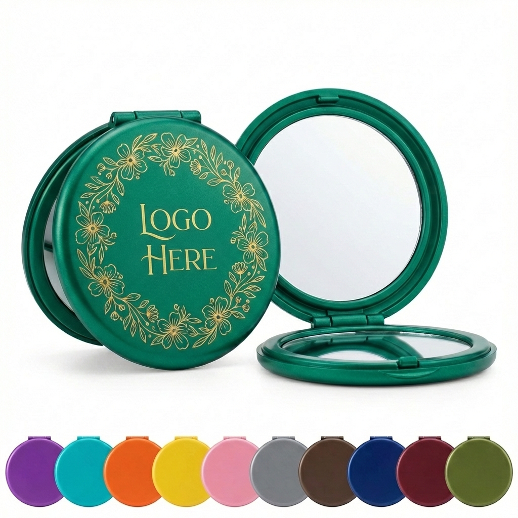 The Pocket-Sized Round Flip Mirror