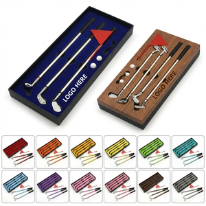 Executive Mini Golf Desk Set with Golf Club Pens