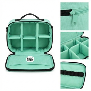 On-The-Go Beauty Tidy: Modular Case with Dedicated Brush Slots