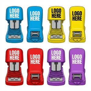 Standard Desktop Stapler Set with Mini Stapler Bonus - Green & Blue